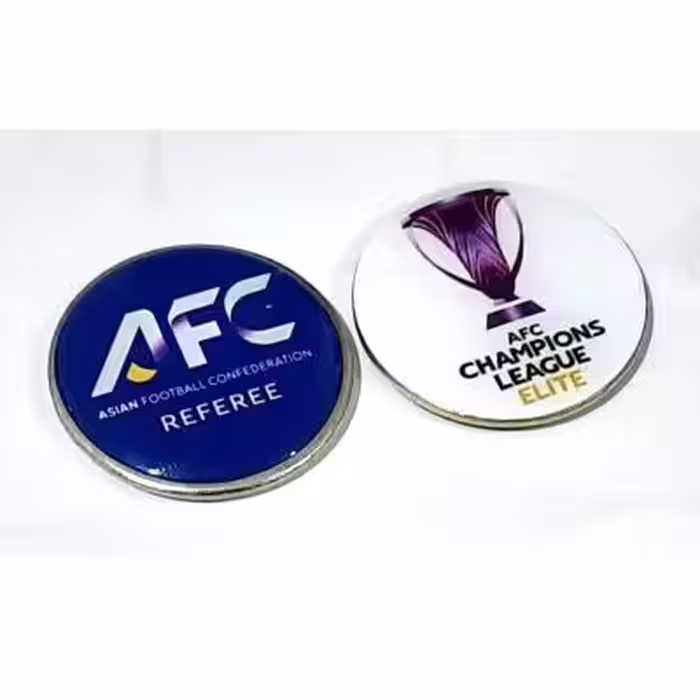 سکه داوری فوتبال و فوتسال و فوتبال ساحلی مدل AFC/ELITE لیگ نخبگان آسیا