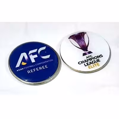 سکه داوری فوتبال و فوتسال و فوتبال ساحلی مدل AFC/ELITE لیگ نخبگان آسیا