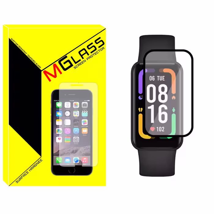 محافظ صفحه نمایش نانو ام‌گلس مدل Pmma-MG مناسب برای ساعت هوشمند شیائومی Redmi Smart band pro