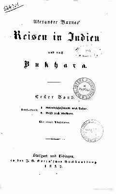 خرید و دانلود نسخه کامل کتاب Alexander Burnes' Reisen in Indien und nach Bukhara