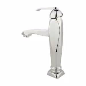 شیر روشویی پایه بلند راسان مدل آلیس کروم