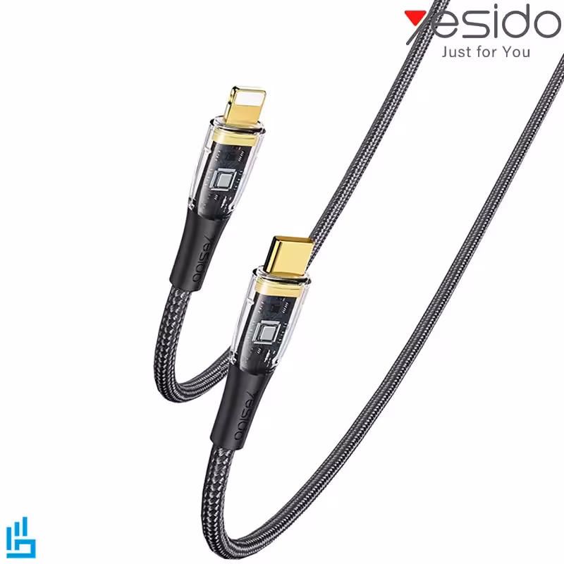 کابل شارژ (تبدیل) تایپ سی type-c به لایتنینگ Lightning آیفونی یسیدو مدل YESIDO CA101 طول 1/2 متر