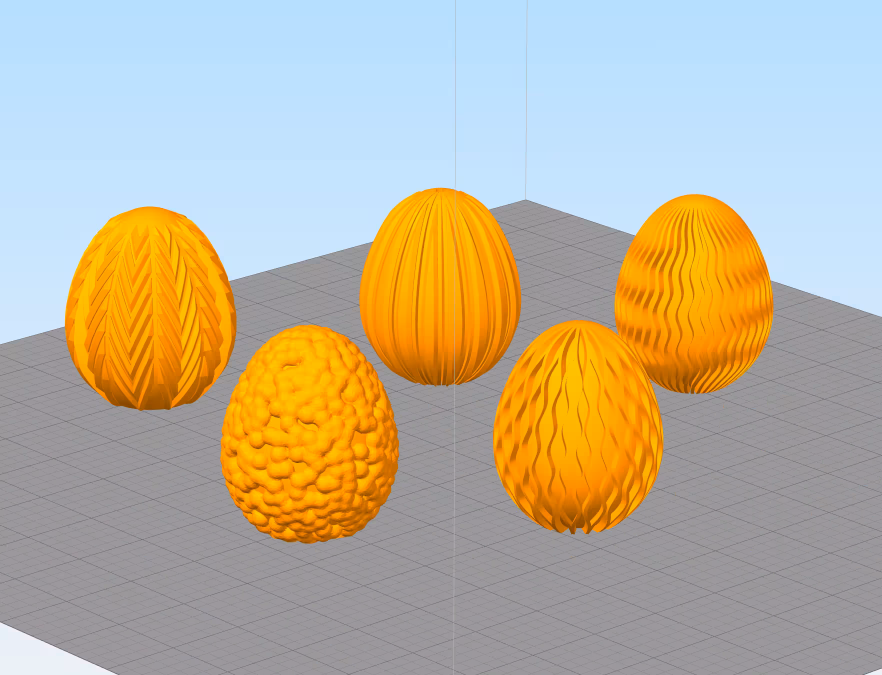 مدل سه بعدی تخم مرغی (STL)