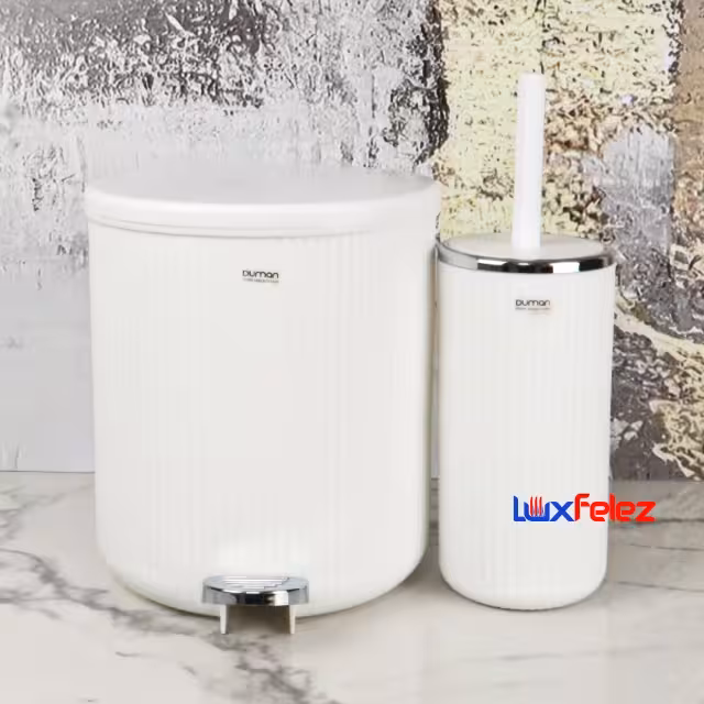 سطل و فرچه دومان مدل پدالی