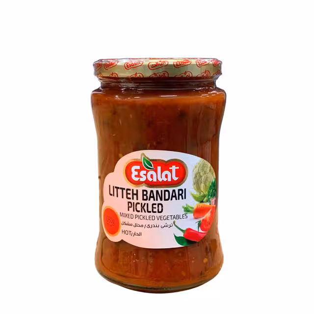 ترشی لیته بندری اصالت 680 گرمی