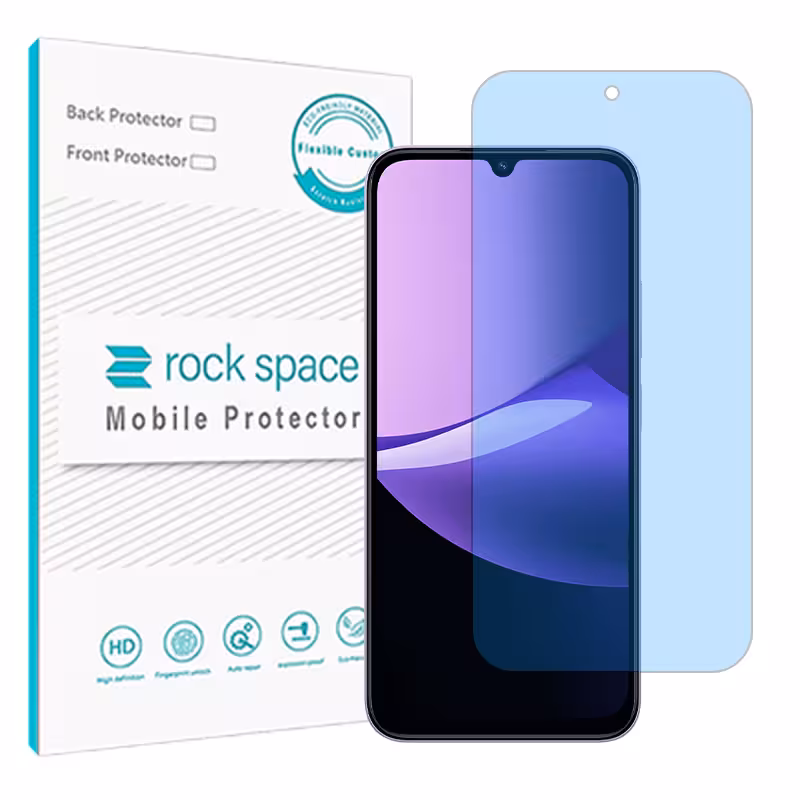 گلس شیائومی Redmi 15C 5G مدل نانو هیدروژل آنتی بلو برند راک اسپیس کد S