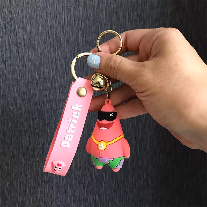 جاکلیدی سیلیکونی طرح پاتریک عینکی