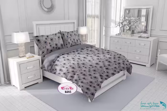 روتختی طرح پر طاووس دونفره برند Turkev کد K685