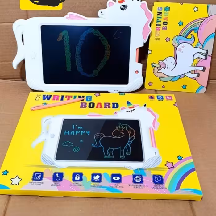 کاغذ دیجیتالی یا تبلت جادویی تکشاخ یا دایناسور