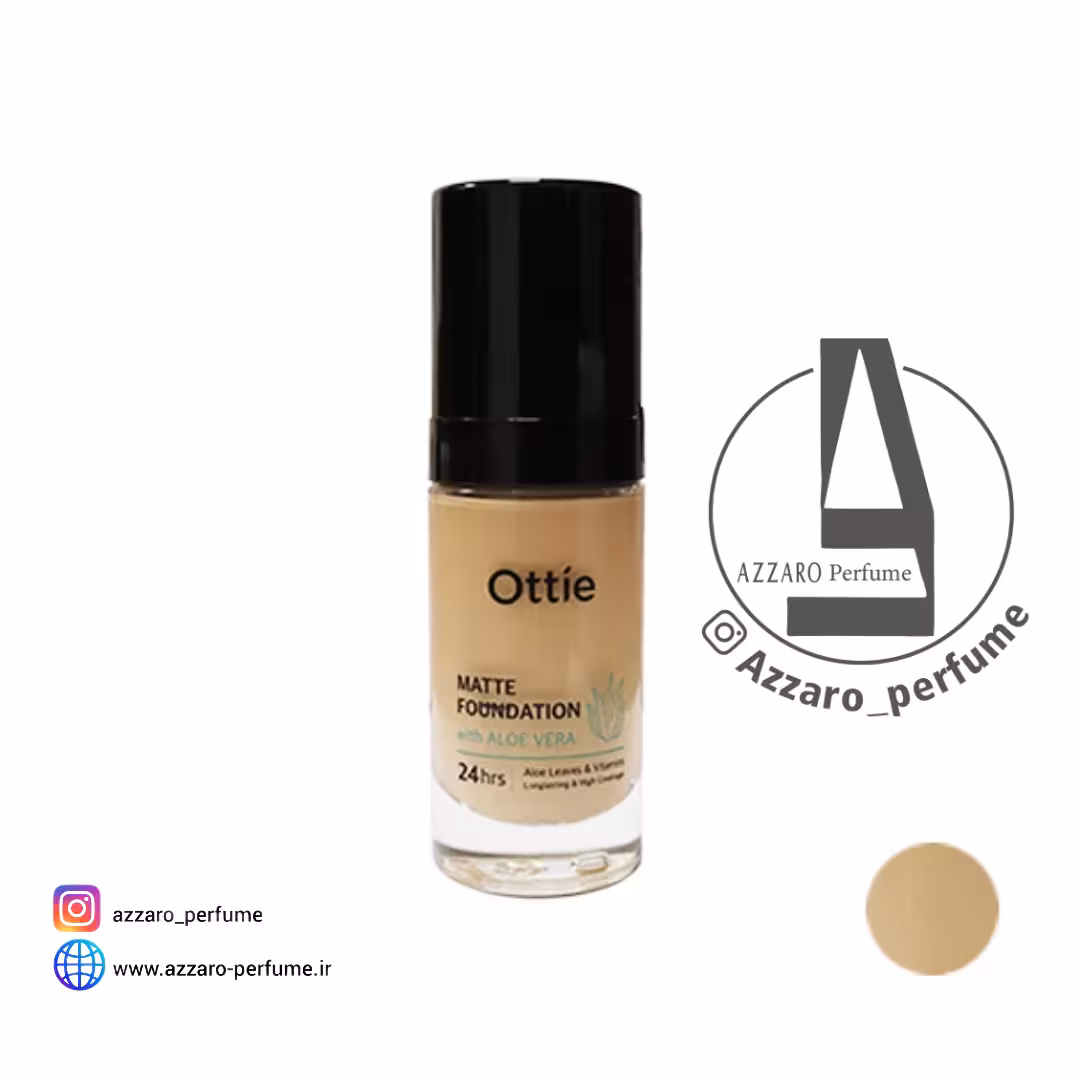 کرم پودر اوتی ottie مدل 24 ساعته شماره 102 حجم 30 میل