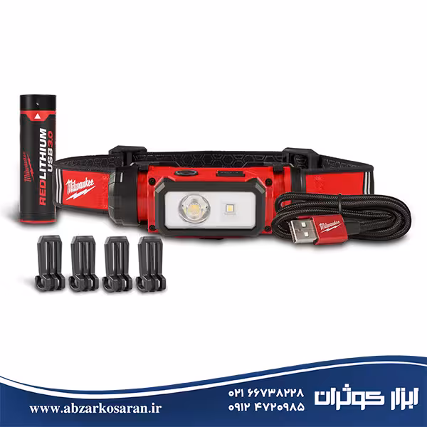 چراغ پیشانی 4 ولت میلواکی Milwaukee مدل L4HL2-301