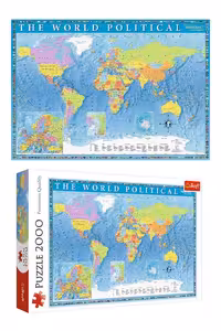 پازل 2000 قطعه Political Map Of The World 27099