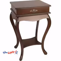 میز تلفن چوبی تک کشو آرین  کد 11941