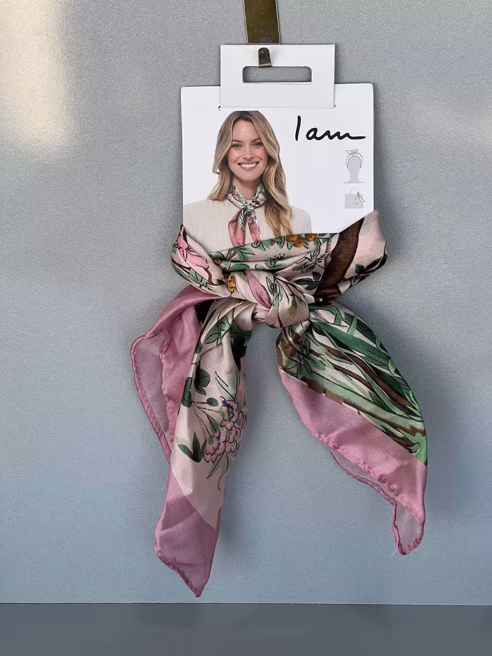 دستمال سر گلدار I AM