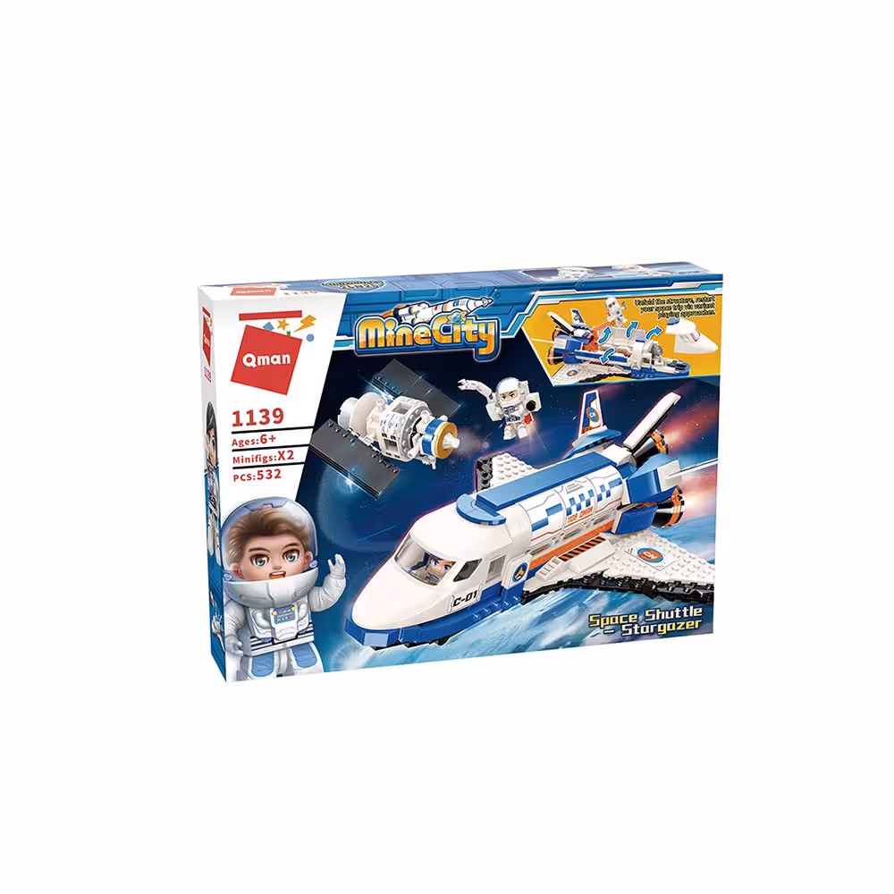 ساختنی کیومن مدل شاتل فضایی کد C1139 سری MINE CITY