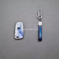 کاور ریموت بی ام و مشترک با کوییک کلید تاشو طرح سرامیکی با بند ست