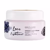 کرم صورت ماست و توت سیاه لاونیچر اوریفلیم LOVE NATURE Oriflame