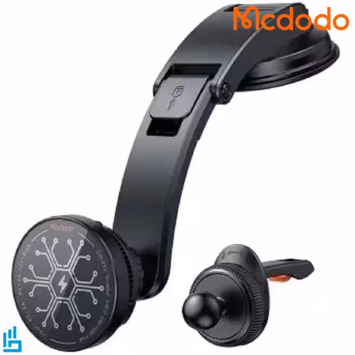 هولدر (نگهدارنده موبایل) مگنتی و شارژر وایرلس فن دار 15 وات مک دودو Mcdodo مدل CH-2130