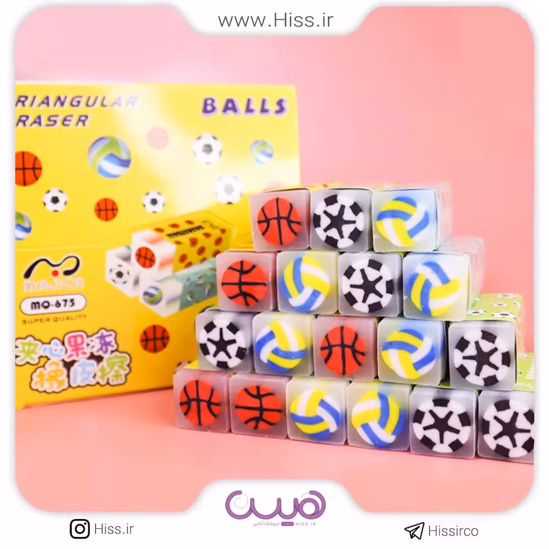 پاک کن ژله ای توپی