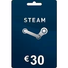 خرید گیفت کارت استیم اروپا €Steam Gift Card 30 با بهترین قیمت