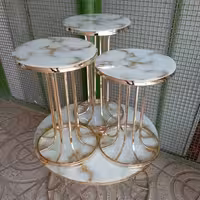 جلومبلی عسلی 4تیکه  فلزی (پس کرایه)