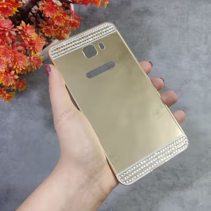 قاب گوشی Samsung Galaxy C9 Pro مدل آینه ای نگین دار