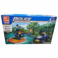 ساختنی و لگو ژی استار مدل Police And Gangester کد 20054