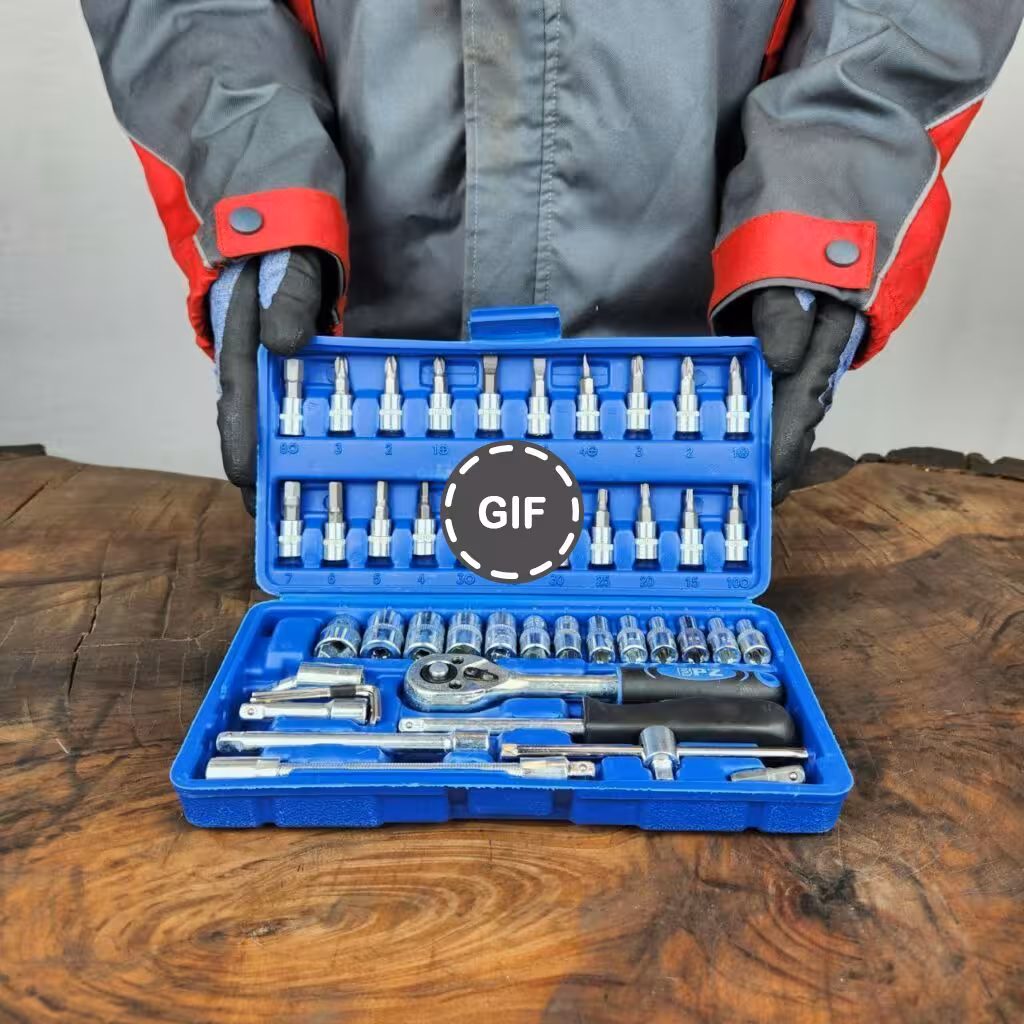 جعبه بکس 46 عددی بی پی زد مدل 46pcs