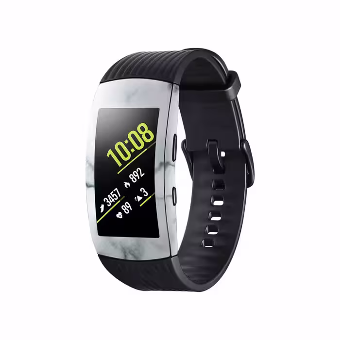 برچسب ماهوت طرح Blanco-Smoke-Marble مناسب برای ساعت هوشمند سامسونگ Galaxy Gear Fit 2 Pro