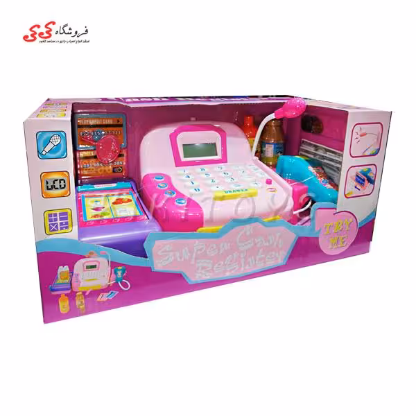اسباب بازی ست صندوق فروشگاهی دخترانه  CASH REGISTER