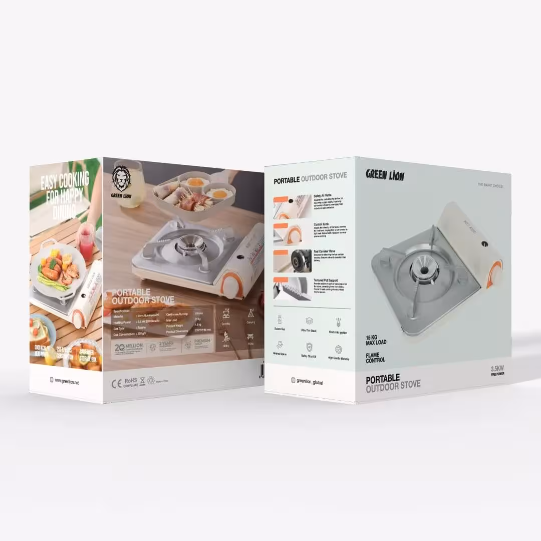 اجاق گاز قابل حمل گرین لاین مدل GNP35KWSTV - Stove(ارسال فوری)