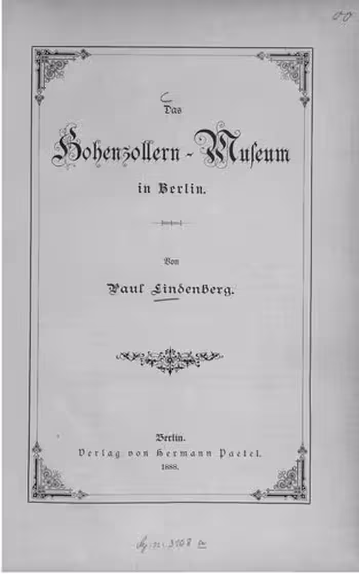 خرید و دانلود نسخه کامل کتاب Das Hohenzollern-Museum in Berlin