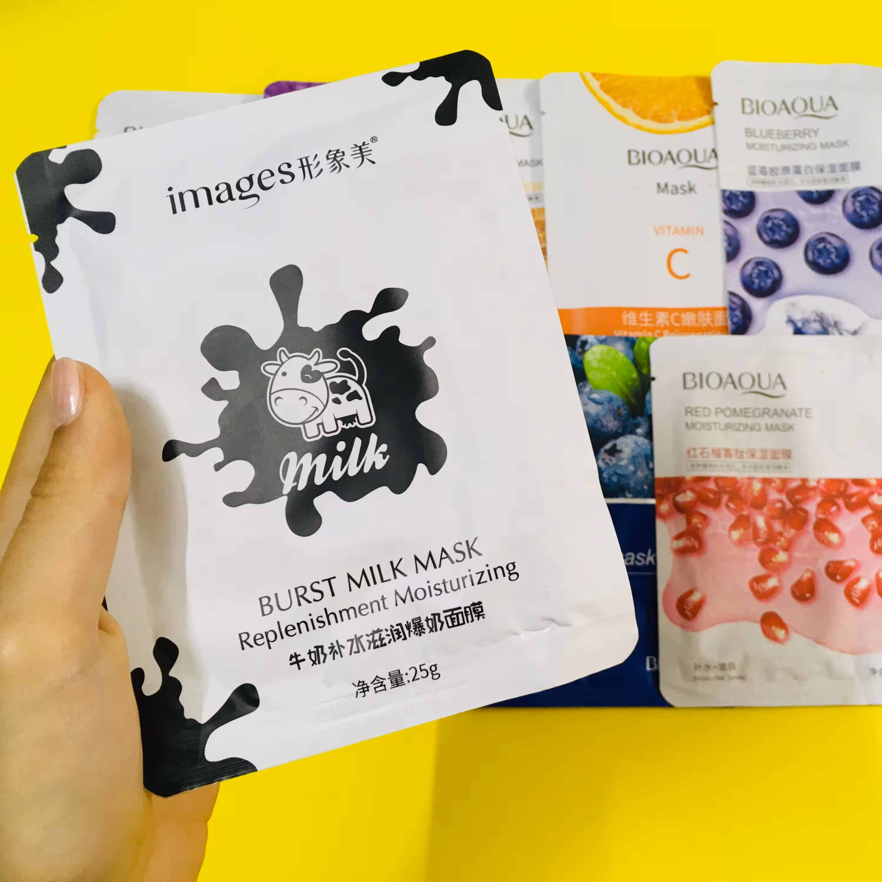 ماسک ورقه ای بیوآکوا  و ایمجز 