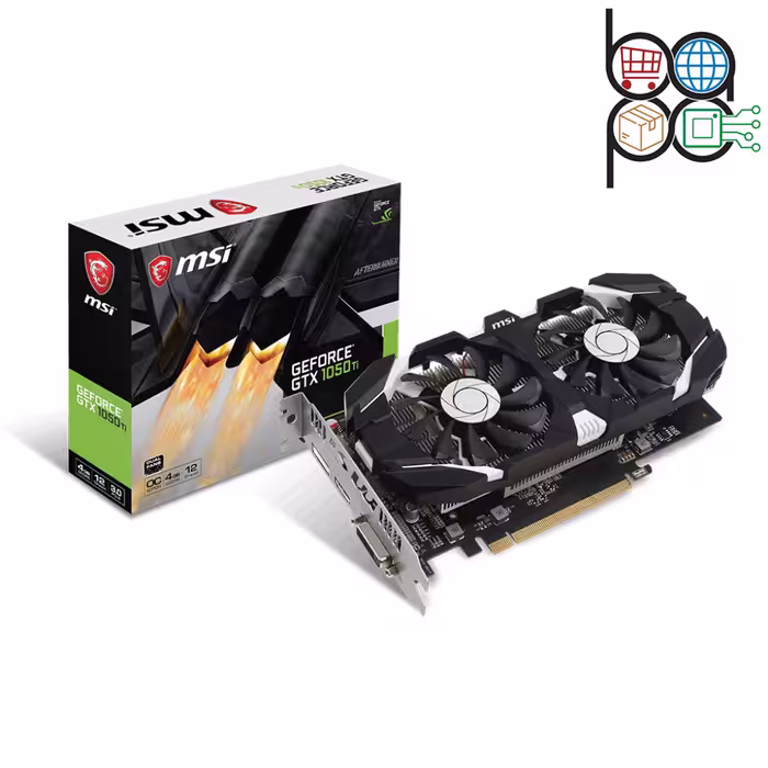 کارت گرافیک MSI GTX 1050 Ti 4G OCV1