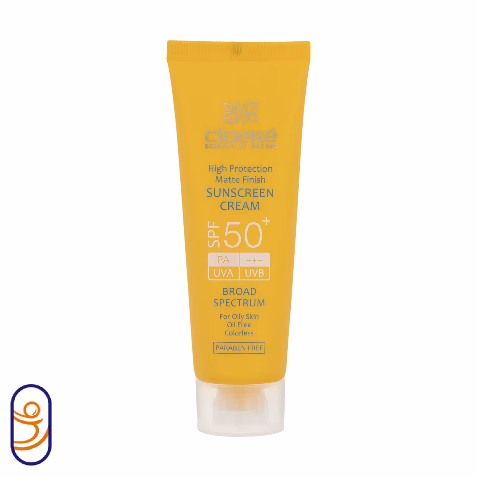 کرم ضد آفتاب SPF 50 بی رنگ پوست چرب سینره