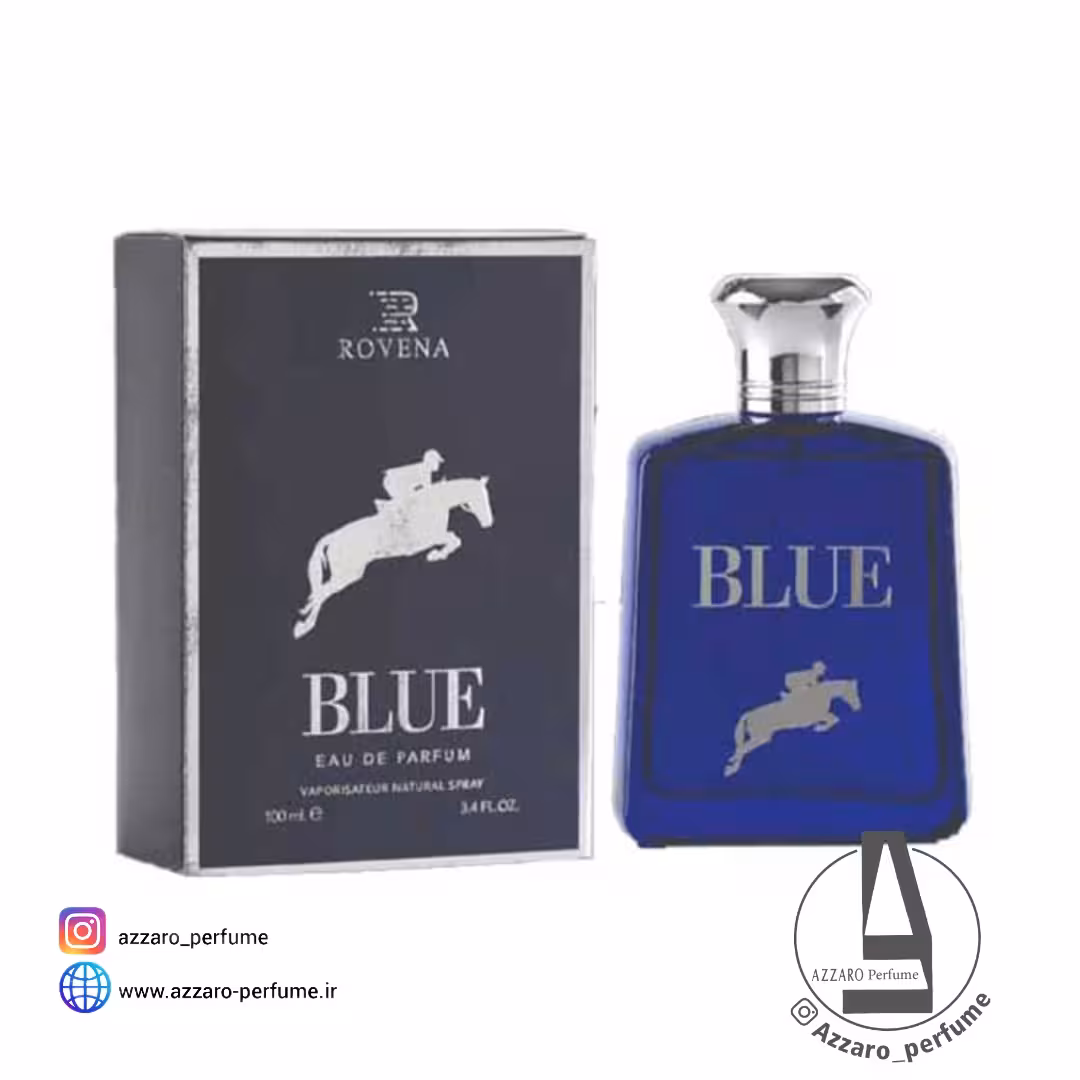 ادکلن مردانه روونا مدل Blue رایحه پولو بلو آبی حجم 100 میل