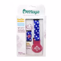 زنجیر پستونک مایا Maya پارچه ای طرح دار