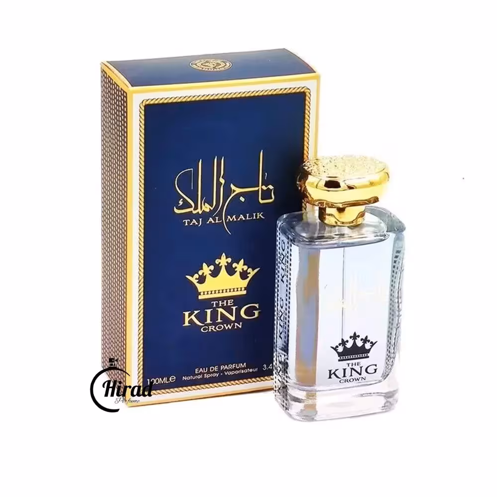 خرید عطر ادکلن تاج الملک کینگ ارض الزعفران - هیراد پرفیوم