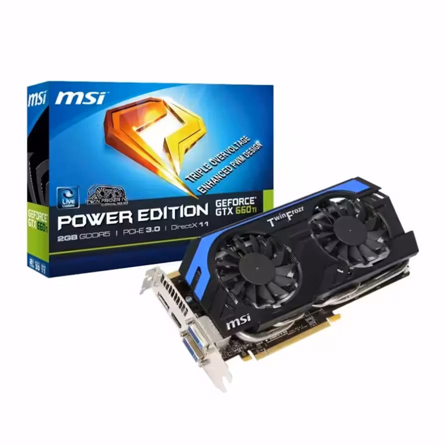 کارت گرافیک ام اس آی GTX 660Ti Power Edition 2GB