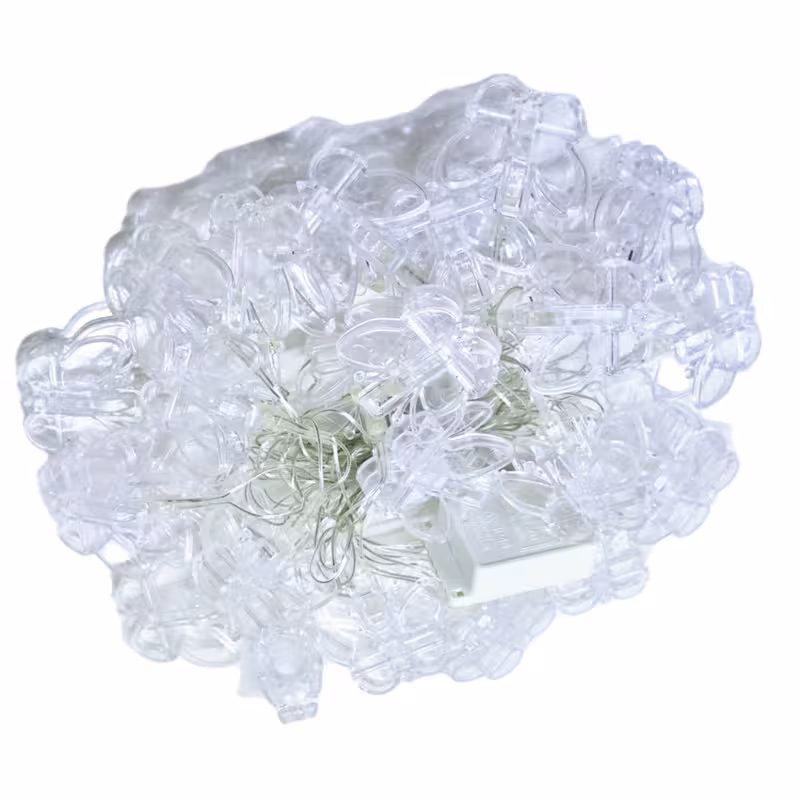 ریسه ال ای دی مدل گیره ای طرح پروانه ساده کد 13 طول 3 متر