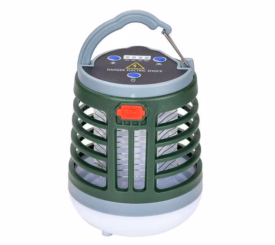 چراغ چادر و حشره کش چراغ قوه دار شارژی W882