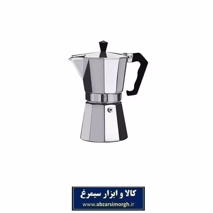 موکاپات یا قهوه جوش و اسپرسوساز رو گازی آلومینیوم 1 کاپ HGJ-005