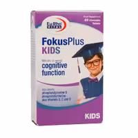 قرص جویدنی فوکوس پلاس کیدز یوروویتال 60عدد | Eurho Vital Fokusplus Kids