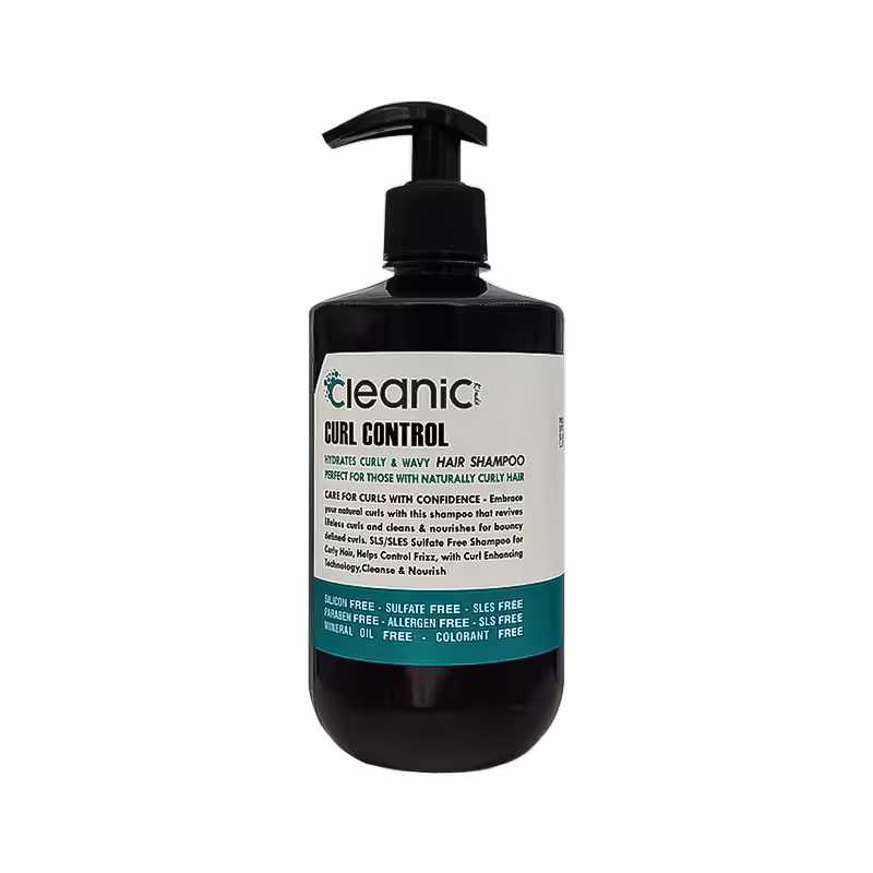 شامپو بدون سولفات موهای فر کلینیک کیندی حجم 550 میل