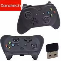 گیم پد بیسیم تک شوک دار حرفه ای Panatech P-G509W طرح XBOX باتری 600mAh