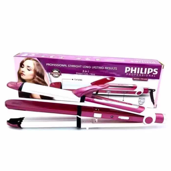 اتو مو  ویو و فر کننده مو 3 کاره فیلیپس مدل Philips ph999
