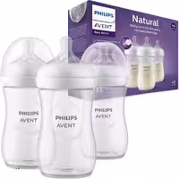 شیشه شیر نچرال 260میل ریسپانس اونت سه عددی Philips Avent scy903/03