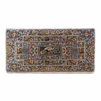 پشتی ماشینی طرح باغ ارم کد 2 | فروشگاه نارسیس