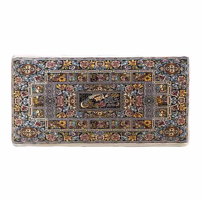 پشتی ماشینی طرح باغ ارم کد 2 | فروشگاه نارسیس