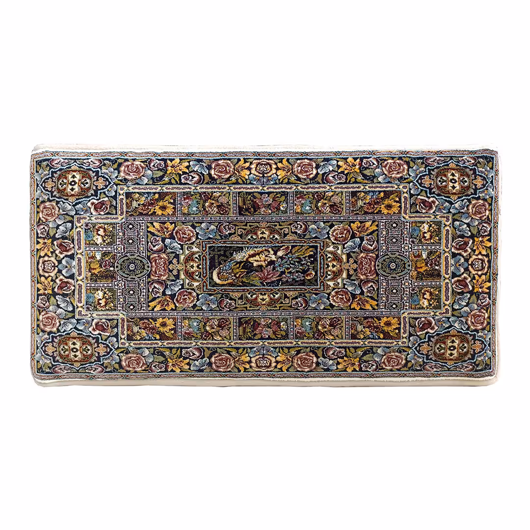 پشتی ماشینی طرح باغ ارم کد 2 | فروشگاه نارسیس